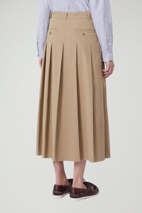 Weekend MaxMara Gonna Donna midi in gabardina svasata