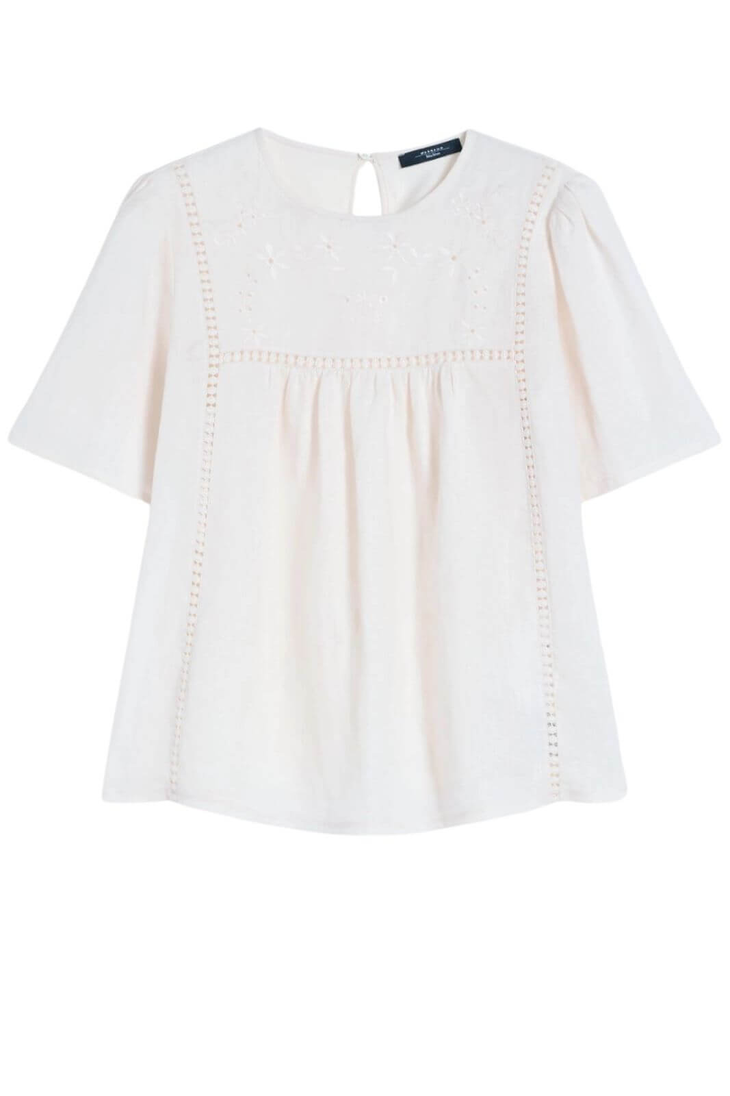 Weekend MaxMara Blusa Donna in lino traforata