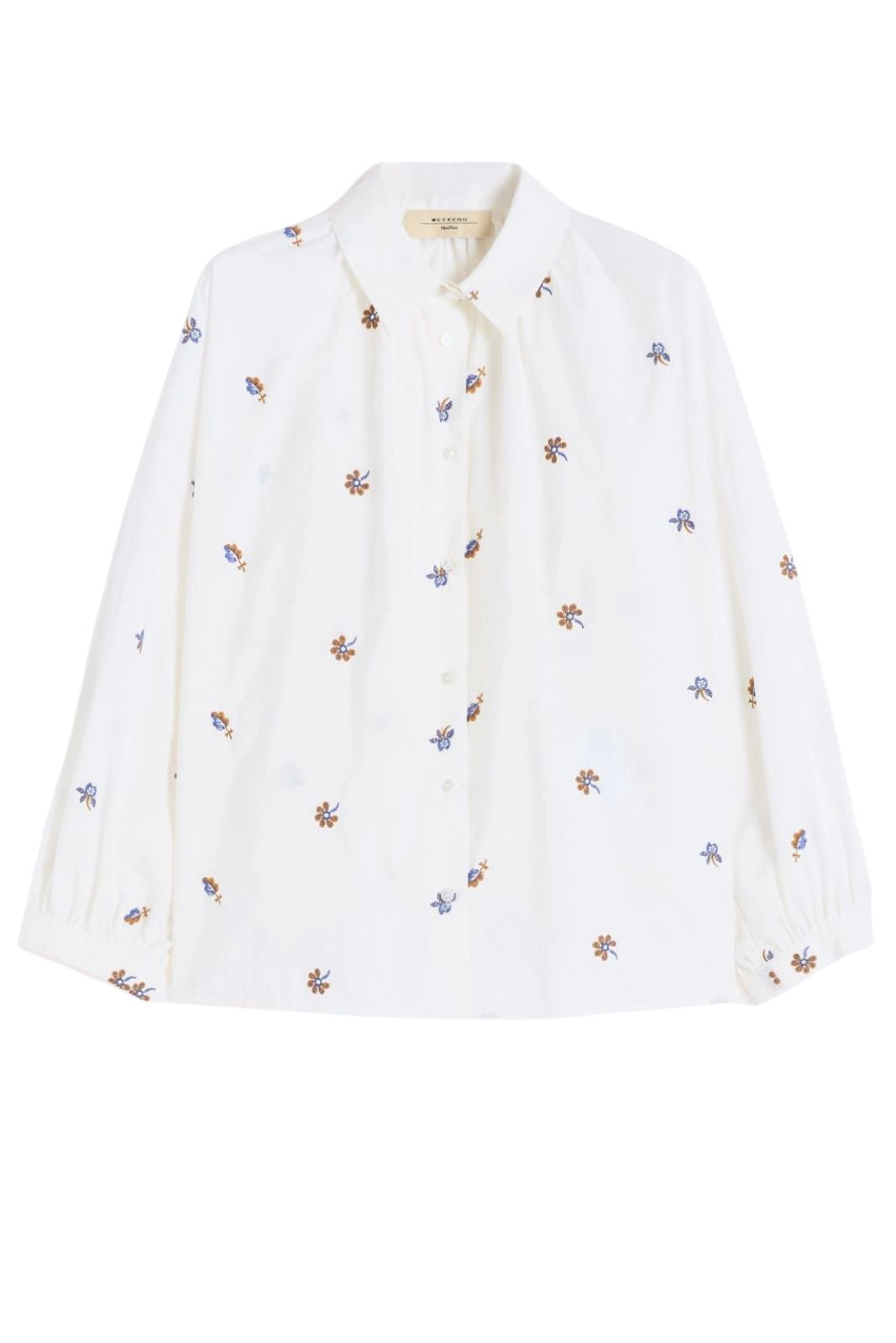 Weekend MaxMara Camicia Donna in popeline con ricami
