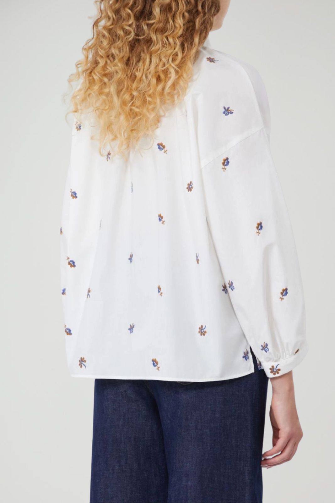 Weekend MaxMara Camicia Donna in popeline con ricami