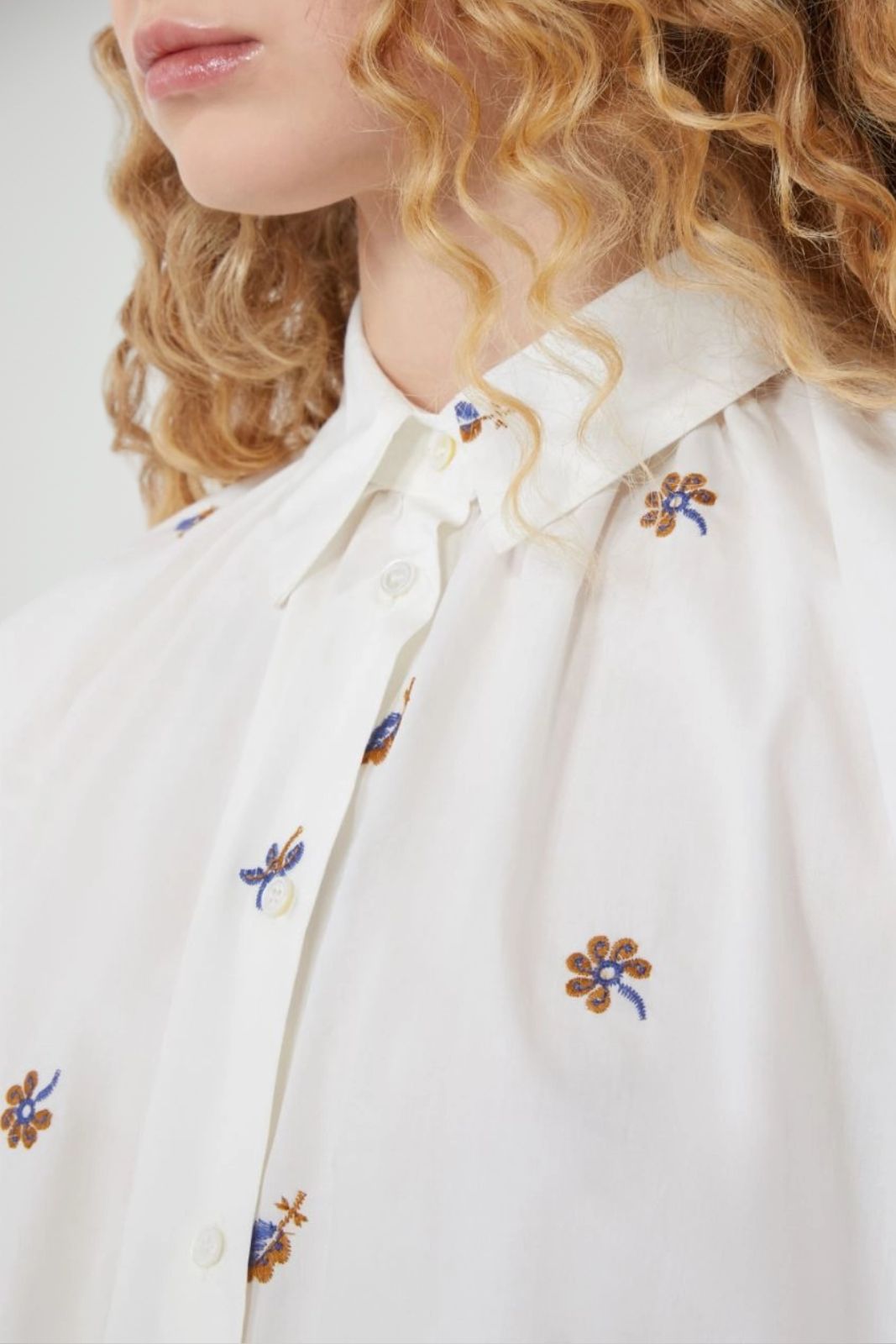 Weekend MaxMara Camicia Donna in popeline con ricami