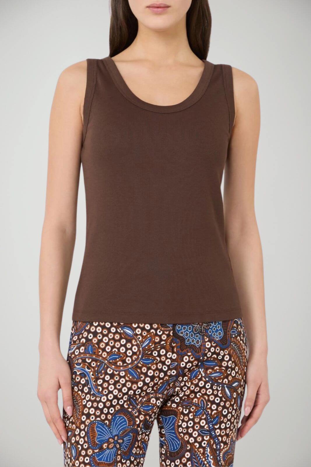 Weekend MaxMara Canotta Donna a costine stretch