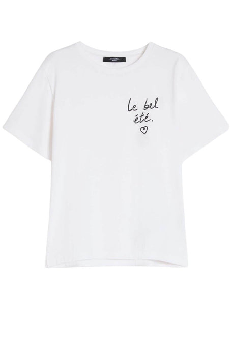 Weekend MaxMara T-shirt Donna regular fit con lettering