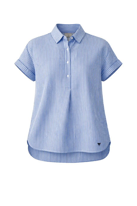 Camicia da donna Weekend Max Mara rigata in lino