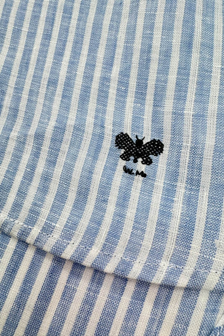 Camicia da donna Weekend Max Mara rigata in lino