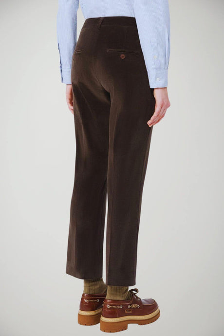 Weekend MaxMara Pantaloni Donna crop in velluto