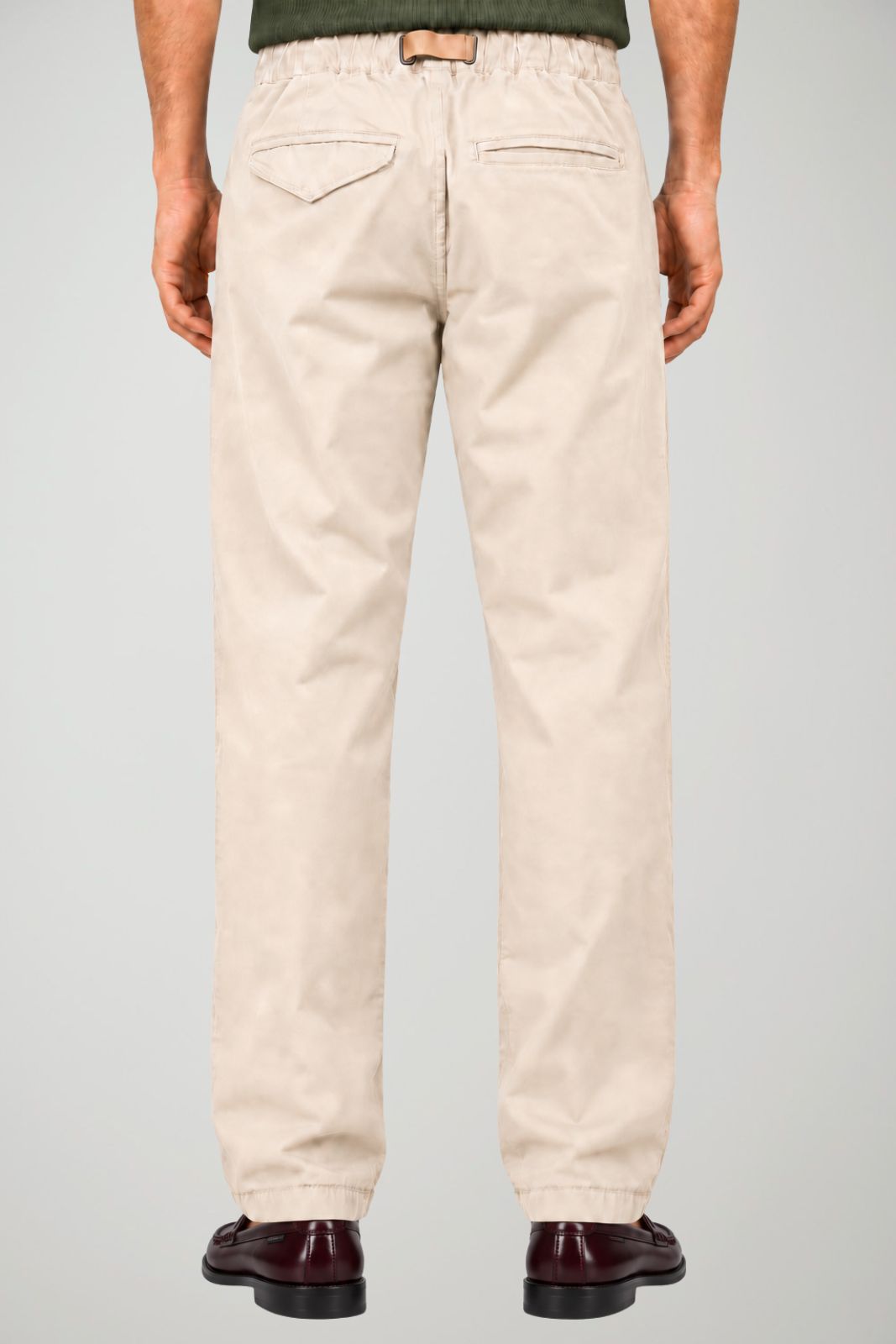White Sand Pantaloni Uomo in cotone / Panna