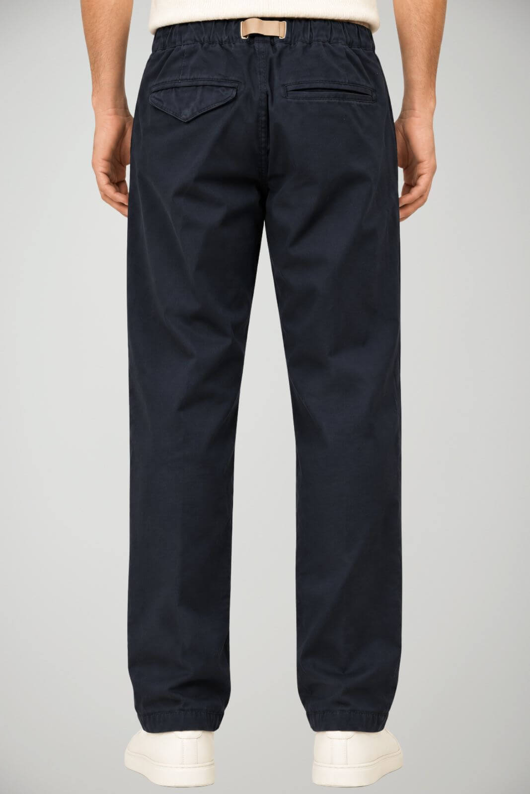 White Sand Pantaloni Uomo in cotone / Navy
