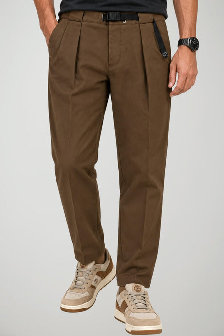 White Sand Pantaloni Uomo con pences