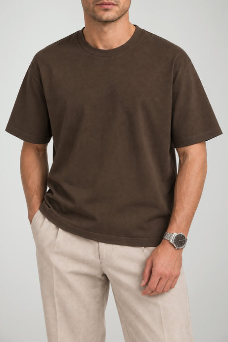 White Sand T-shirt Uomo relaxed fit / Kaki