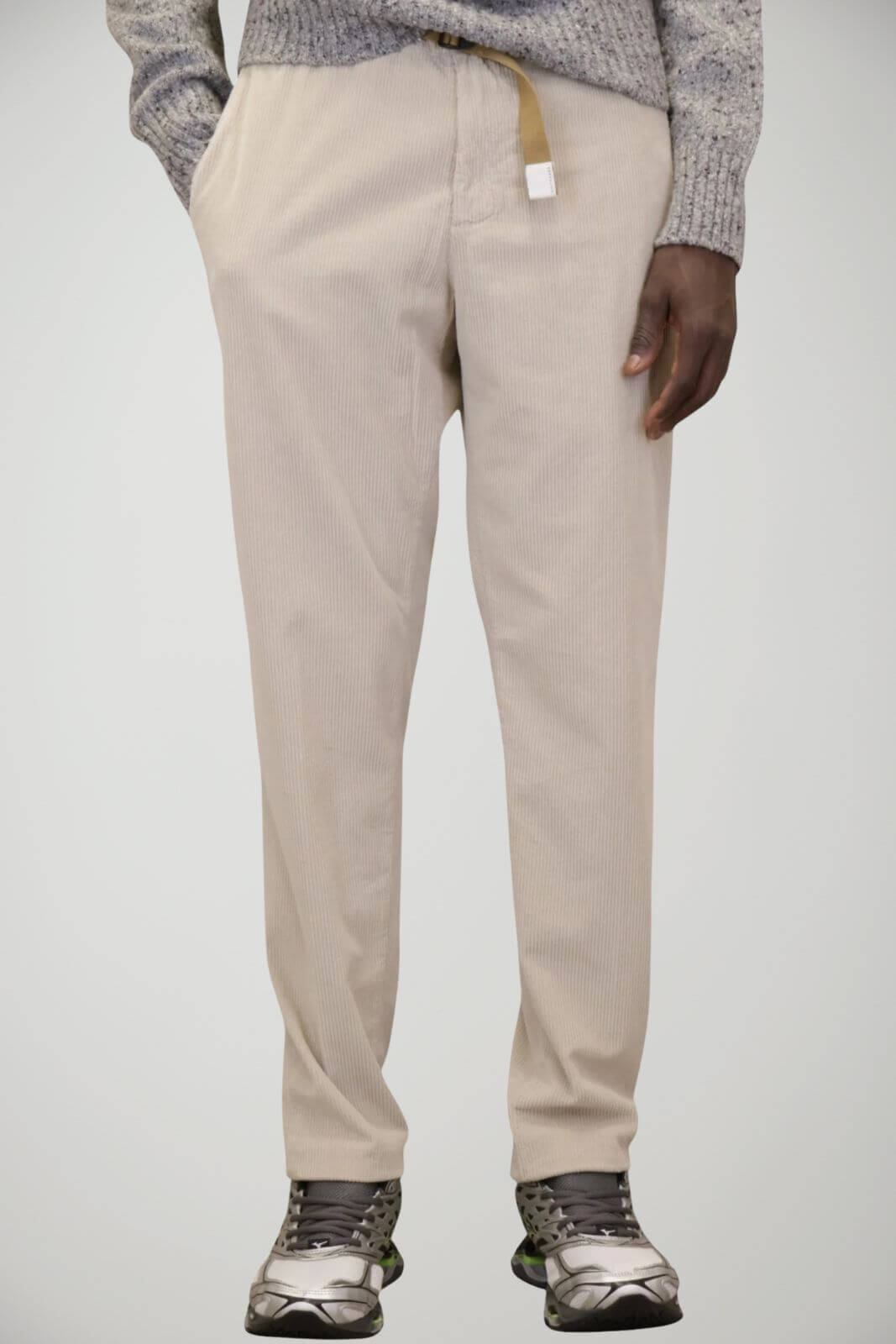 White Sand Pantaloni Uomo in velluto a coste