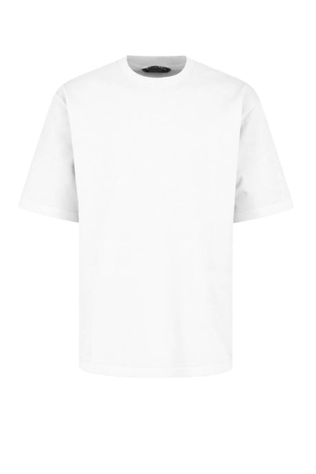 T-shirt da uomo White Sand tinta unita a maniche corte