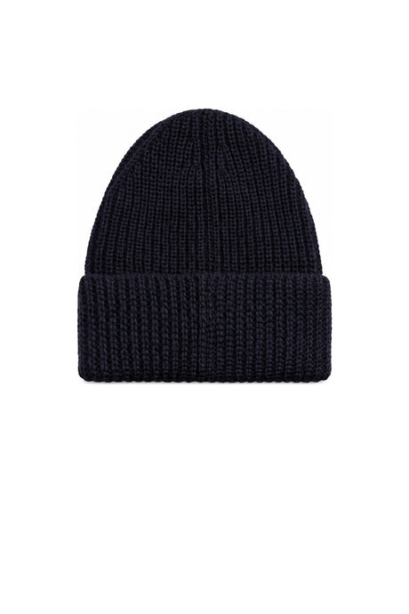 Woolrich Berretto WM Patch Beamie / Navy