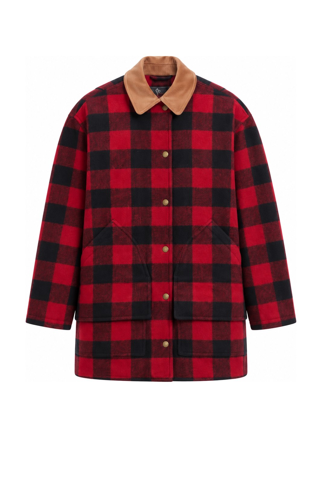 Woolrich Cappotto Donna Barn Check