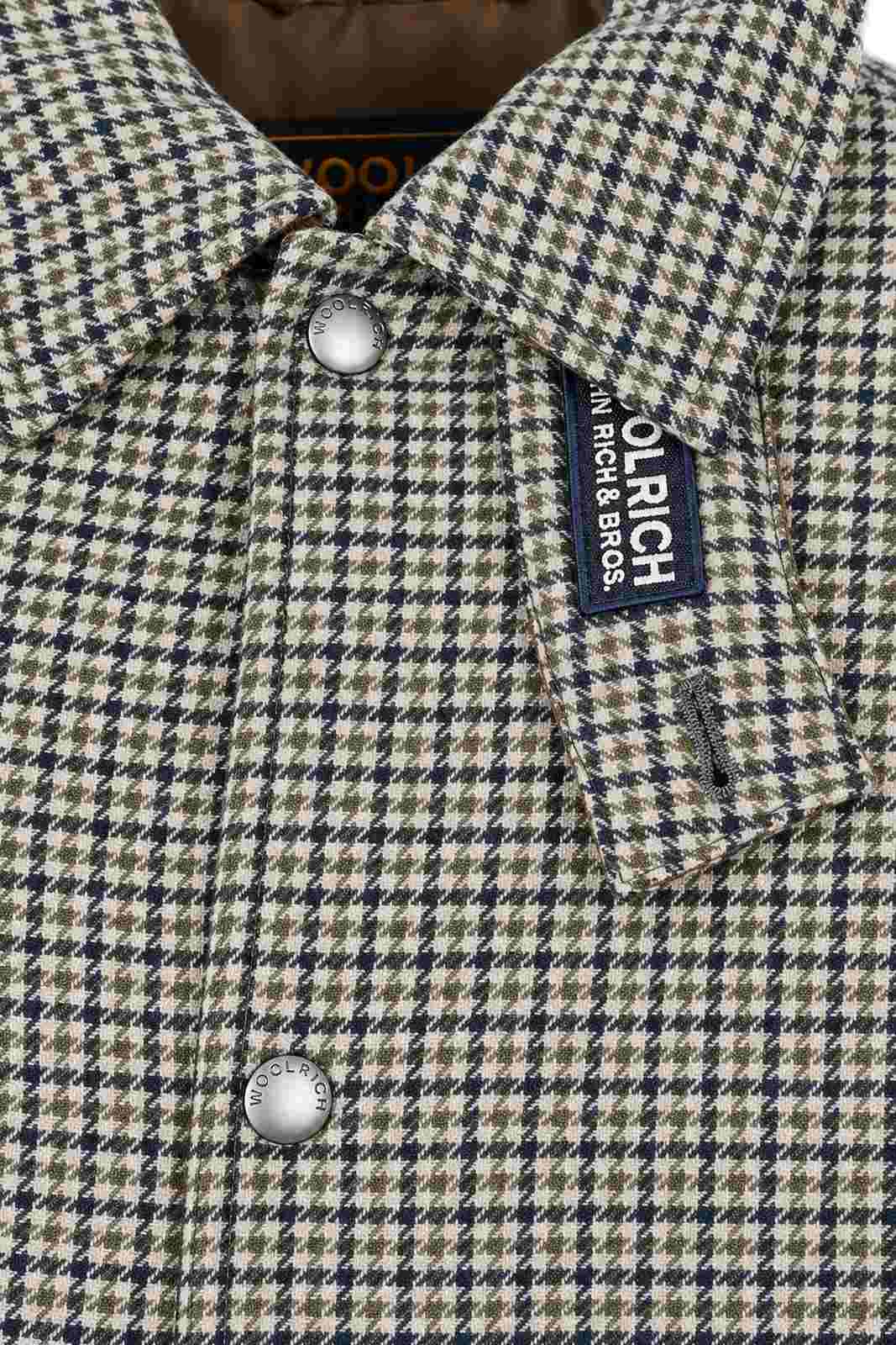 Woolrich Giacca Uomo Wool Check Keating Shirt Jacket