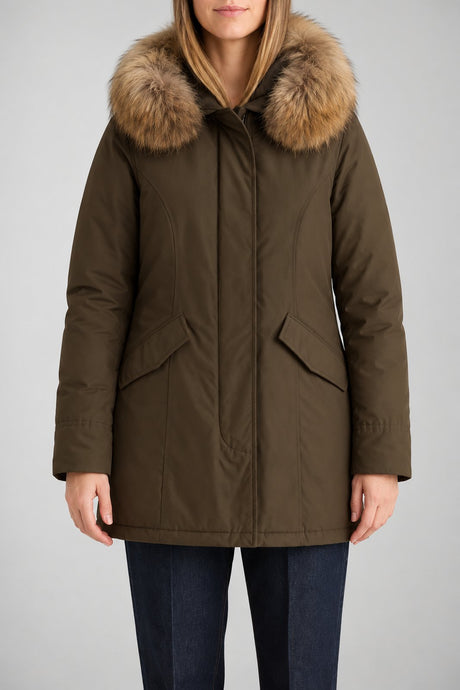 Woolrich Parka Donna Artic Raccoon / Caffè