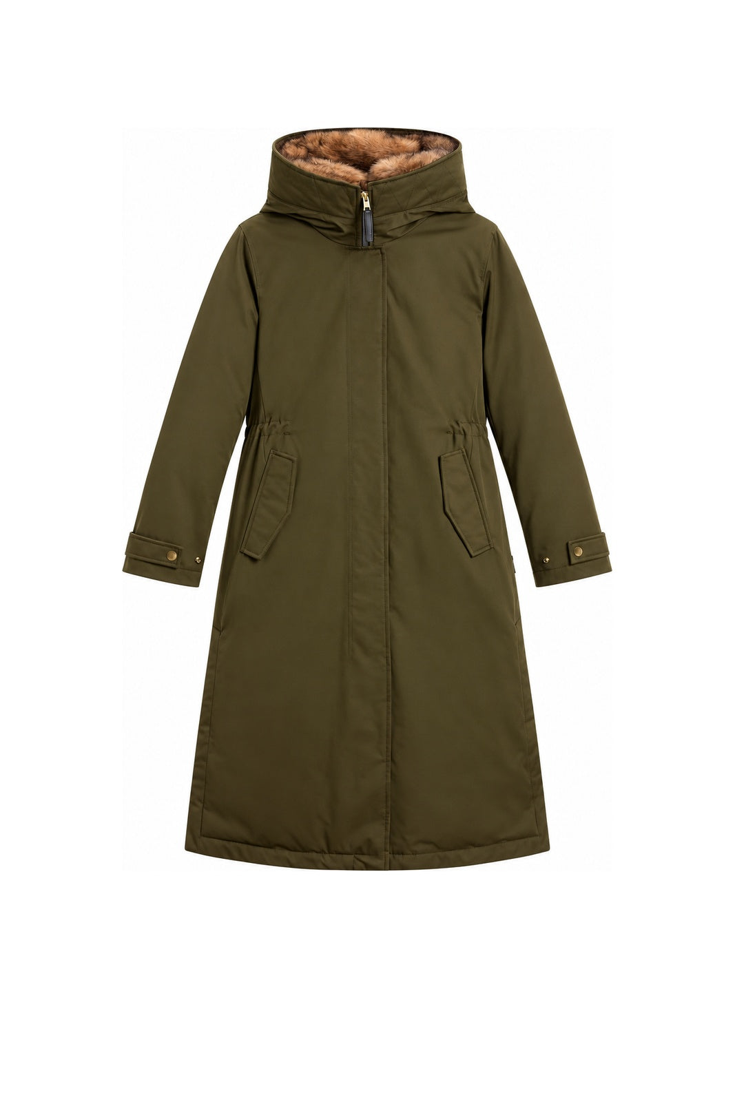 Woolrich Parka Donna Best Cotton Faux Fur Parka