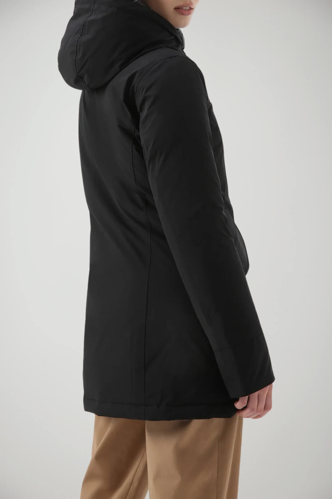 Parka da donna Woolrich in cordura con cappuccio