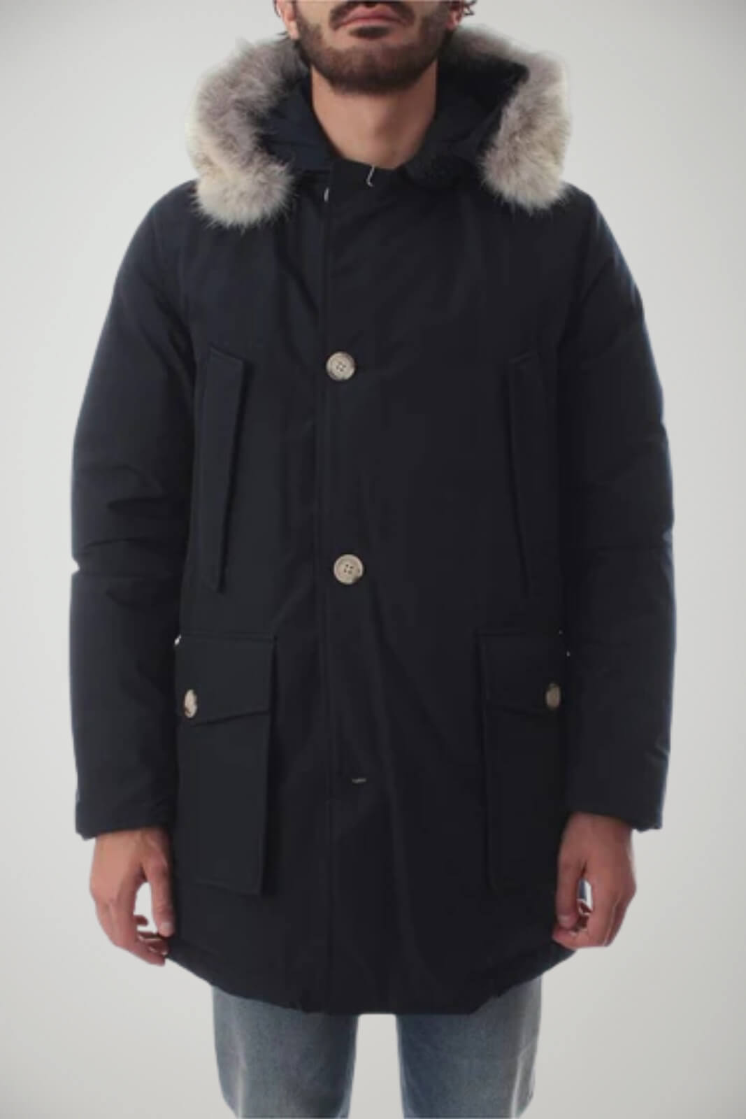 Parka da uomo Woolrich Artic Df con cappuccio