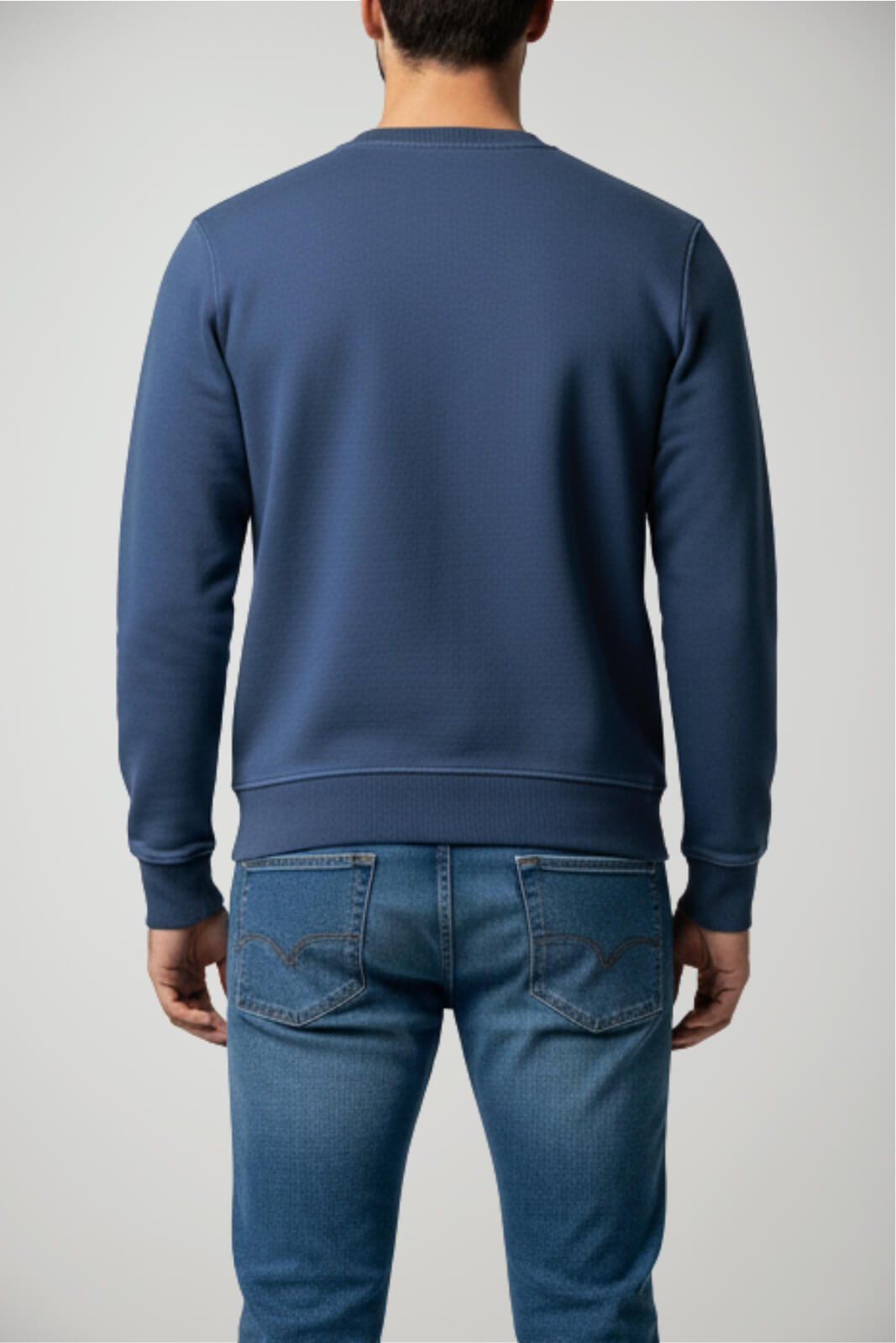 Felpa da uomo Woolrich a girocollo effetto stone washed