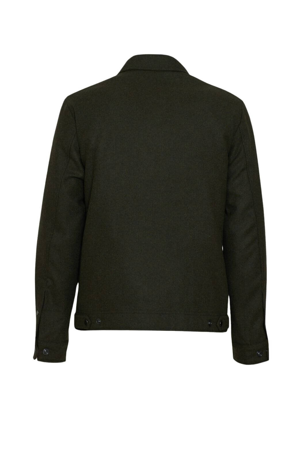 Woolrich giacca uomo a camicia Keating in misto lana riciclata