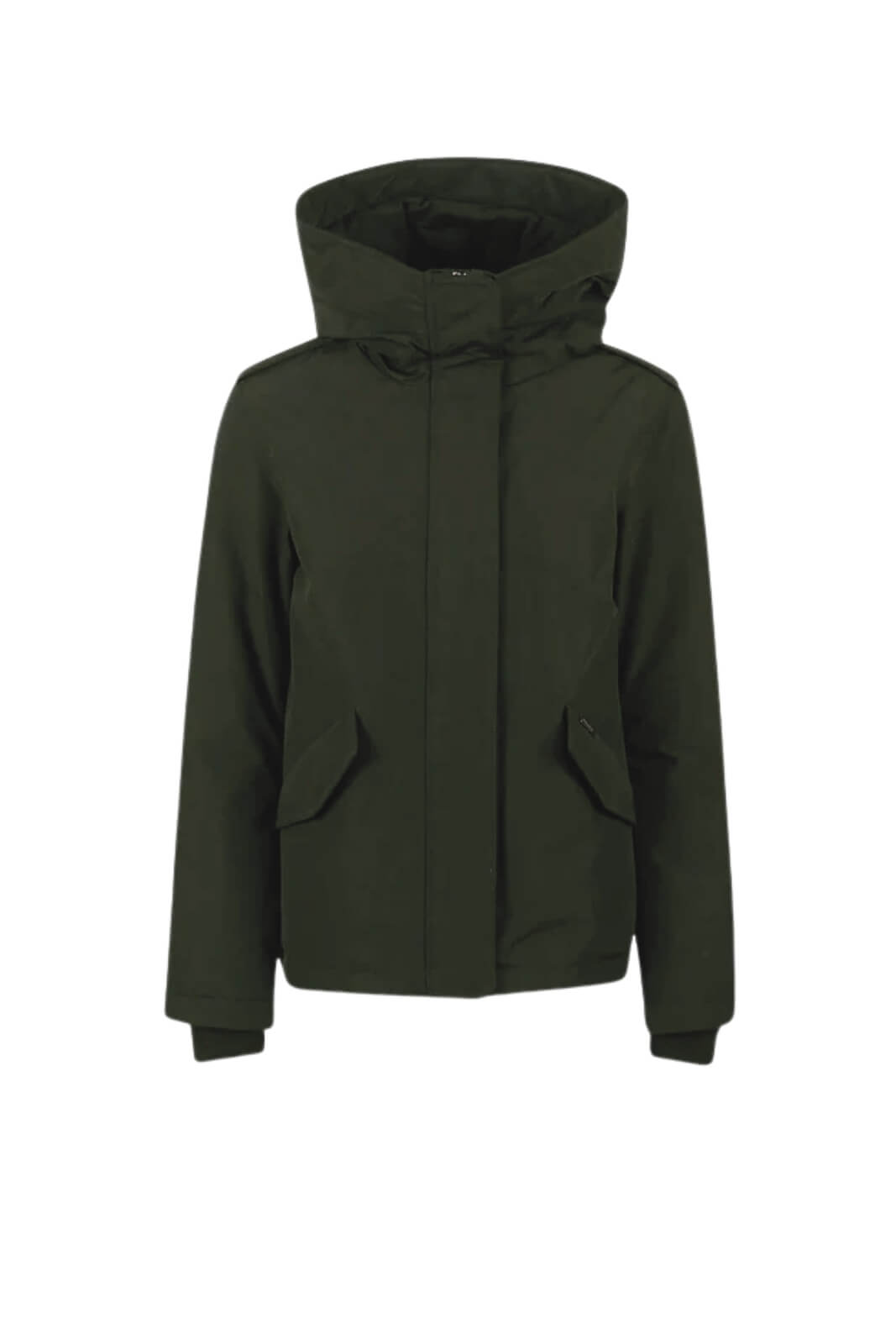 Giubbino da donna Woolrich in ramar con cappuccio