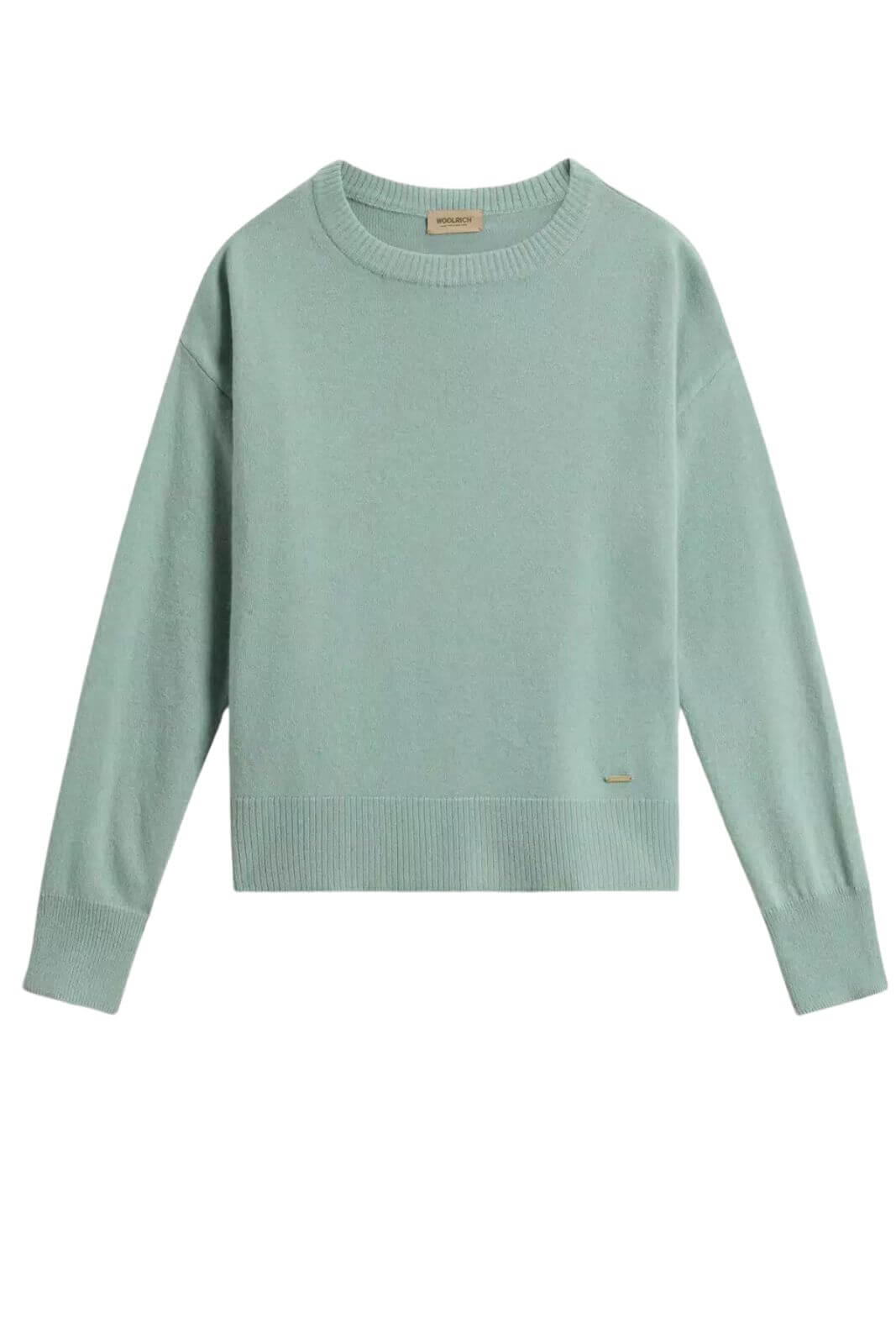 Woolrich Maglia Donna girocollo Acquamarina