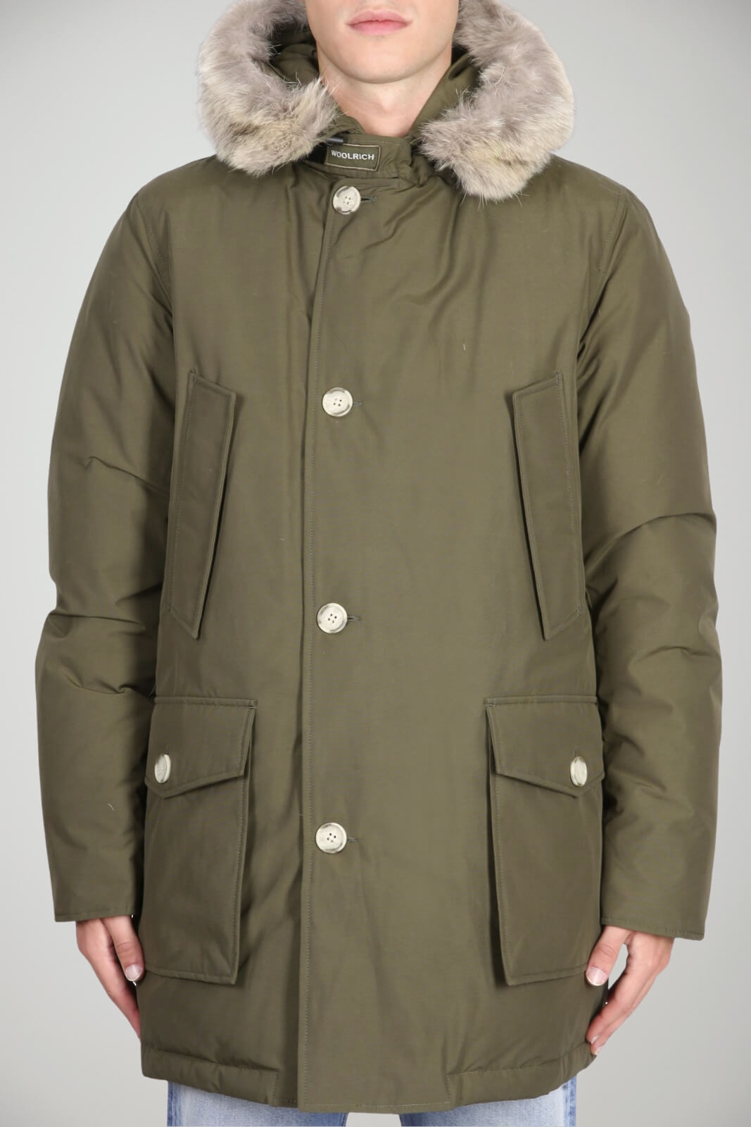 Parka da uomo Woolrich Anorak con cappuccio