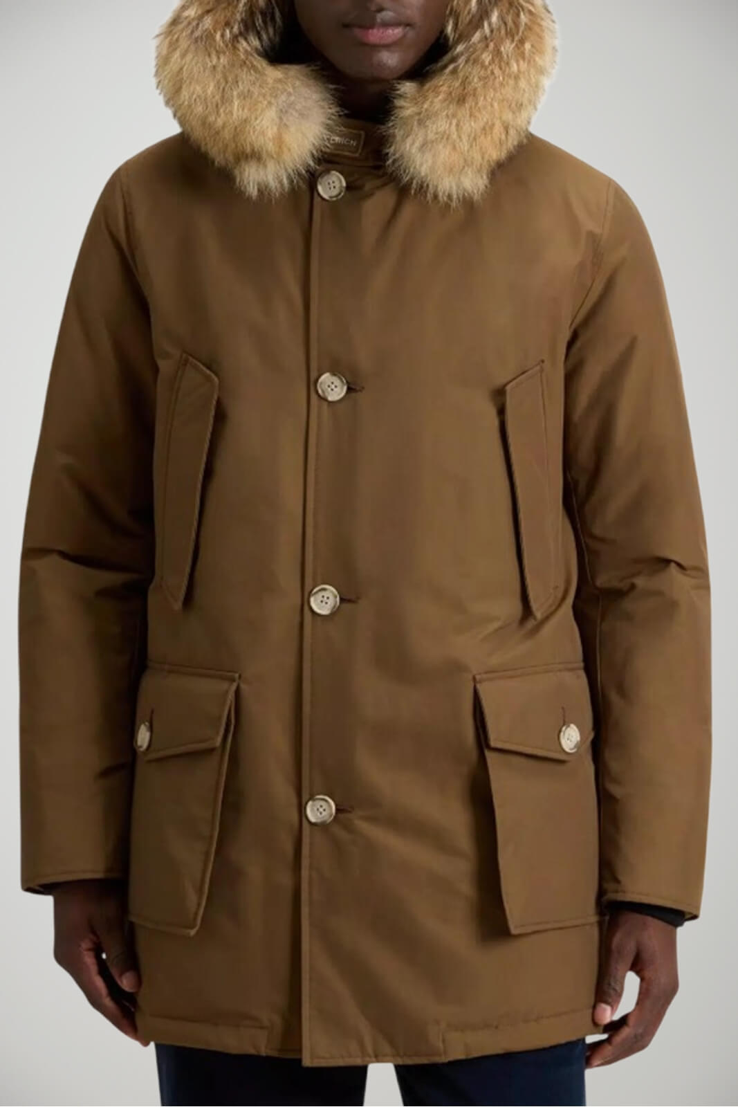 Parka da uomo Woolrich Artic Fur con pelliccia rimovibile