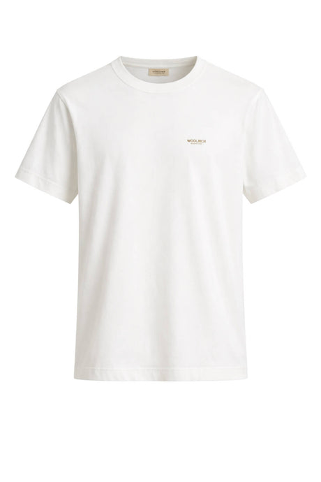 T-shirt da uomo Woolrich in jersey di cotone con logo