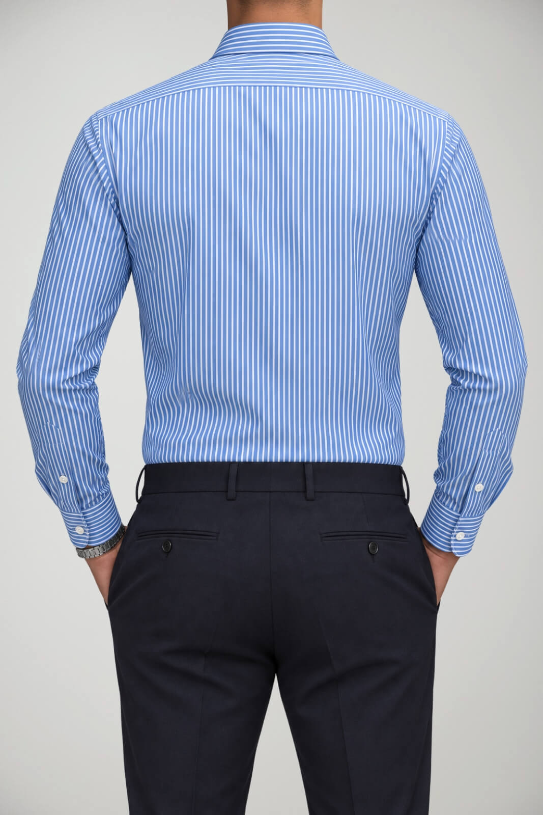 Xacus Camicia Uomo Active Tailor Fit Rigata