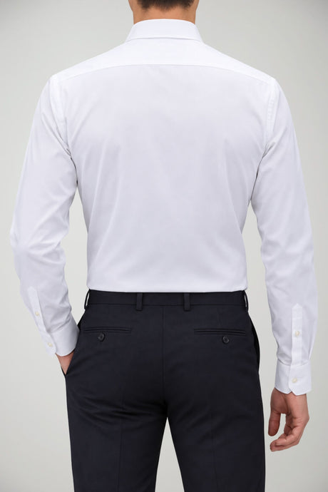 Xacus men's slim fit stretch cotton shirt
