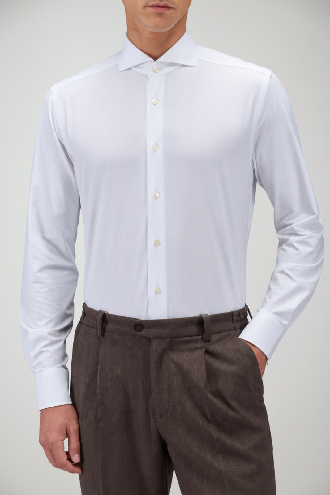 Xacus Camicia Uomo Tailor Fit / Bianco