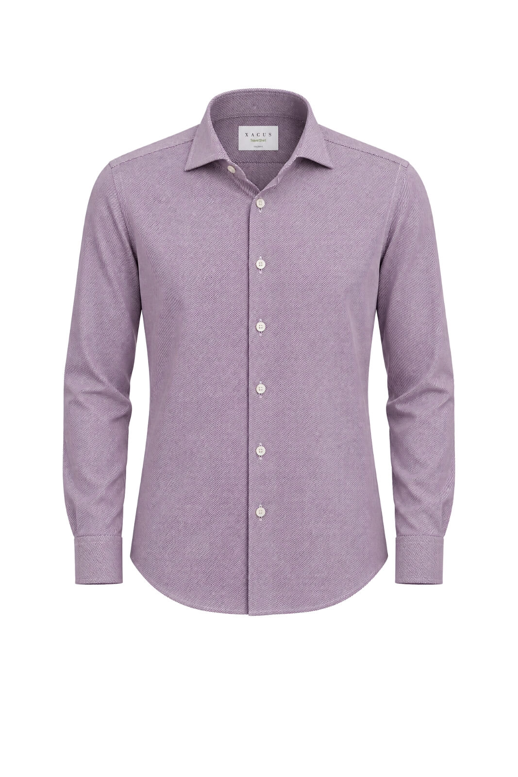 Xacus Camicia Uomo Travel rigata Tailor Fit