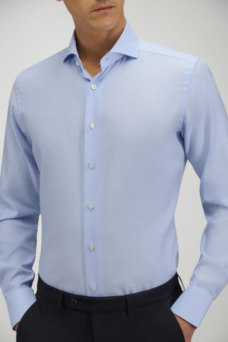Camicia da uomo Xacus in micropattern