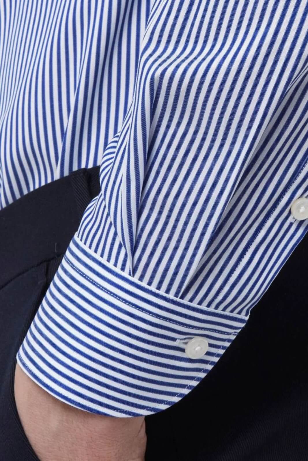 Camicia da uomo Xacus rigata in cotone