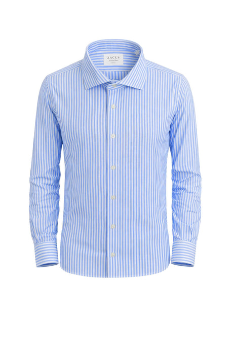 Camicia da uomo Xacus a righe in micro pattern