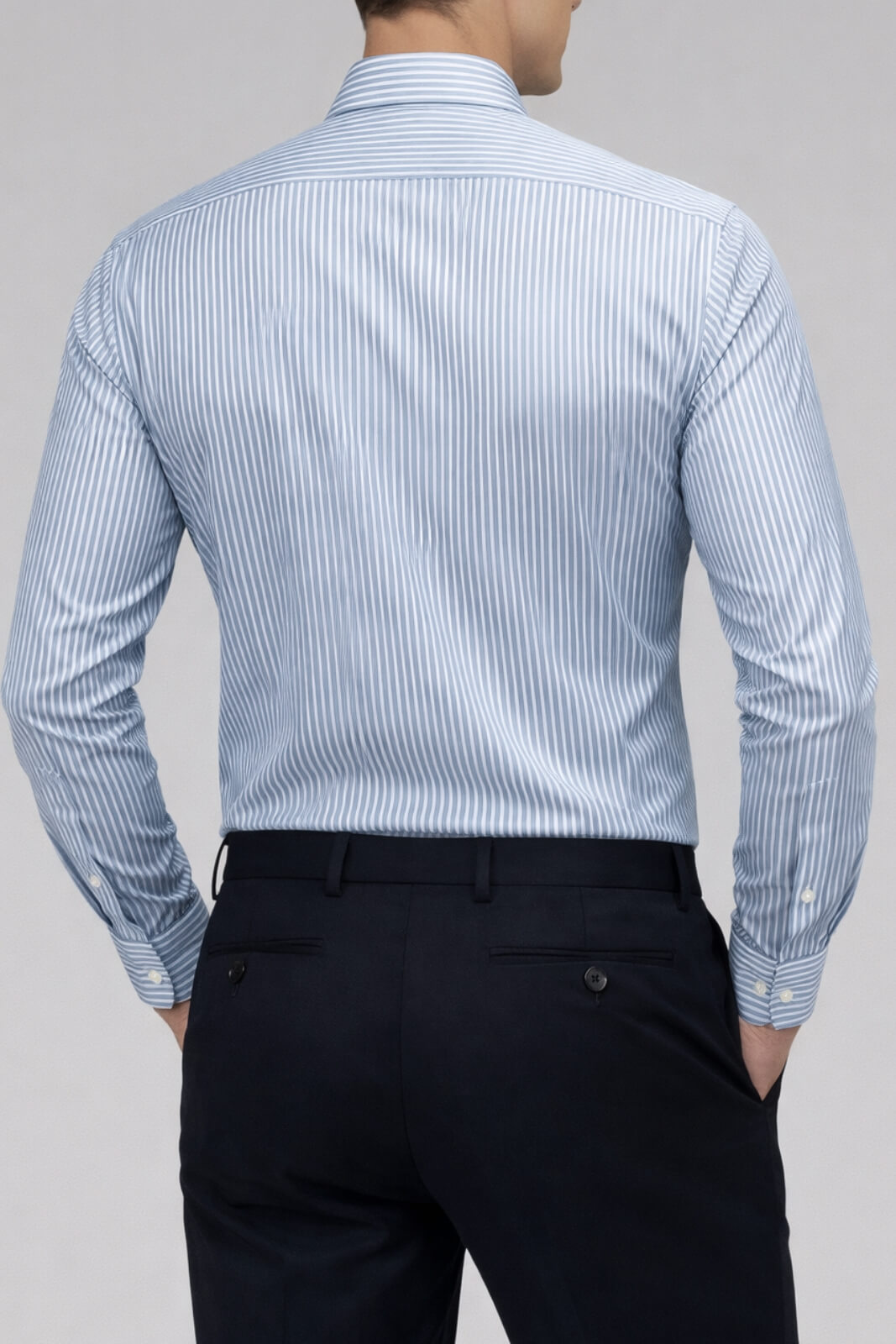 Camicia da uomo Xacus a righe in micro pattern