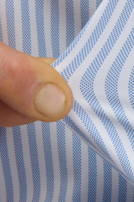 Camicia da uomo Xacus a righe in micro pattern