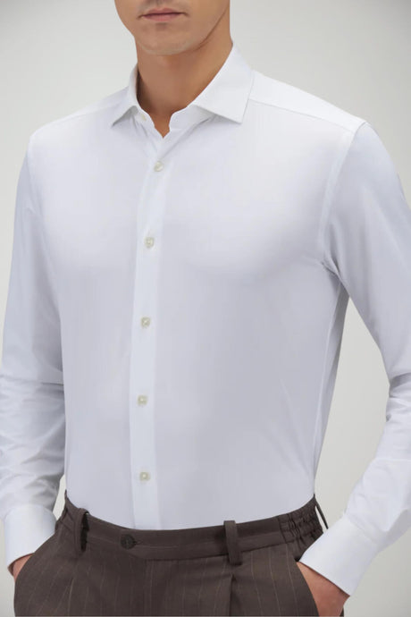 Camicia da uomo Xacus in cotone stretch