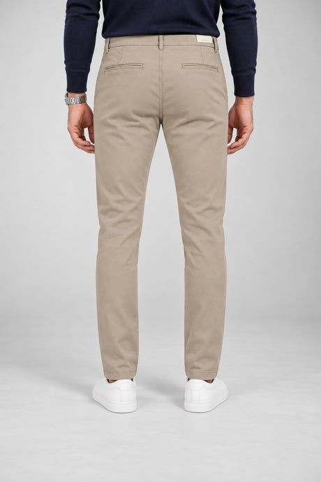 Yan Simmon Pantaloni Uomo Chino in Microlavorazione