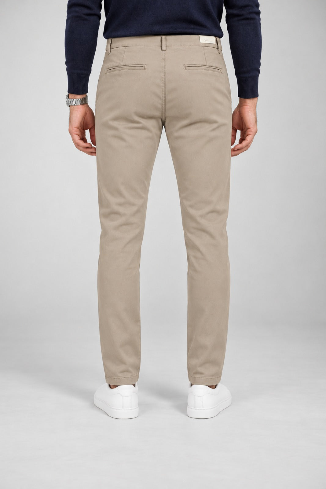 Yan Simmon Pantaloni Uomo Chino in Microlavorazione