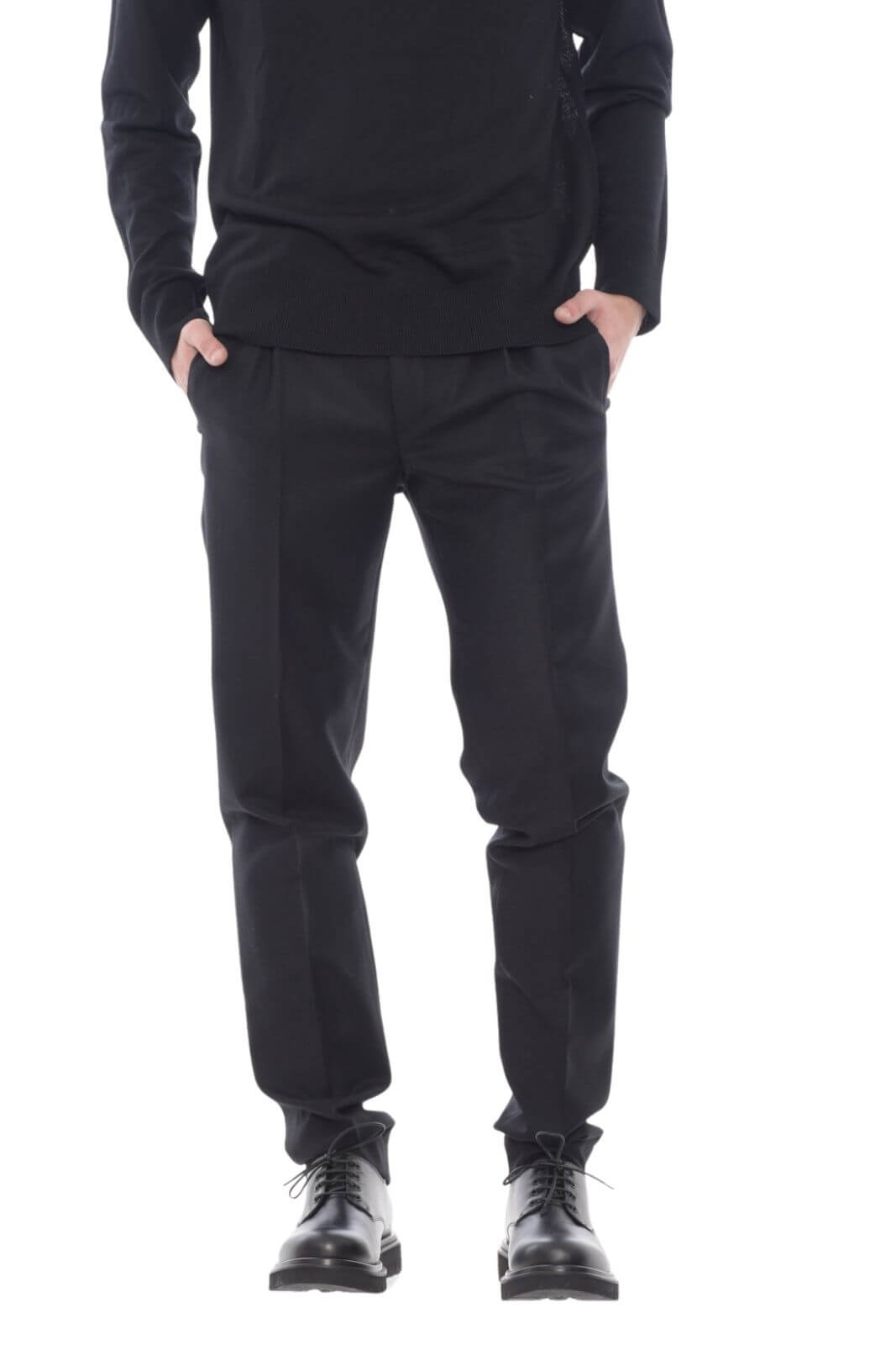 Incotex pantaloni uomo con pinces