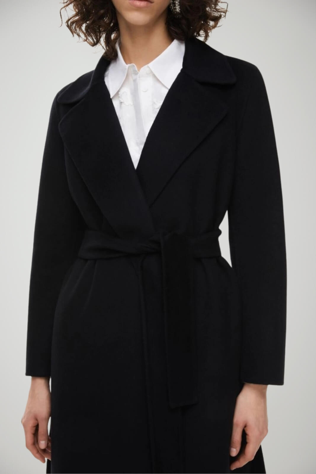 Cappotto da donna I Blues a vestaglia in panno dettaglio