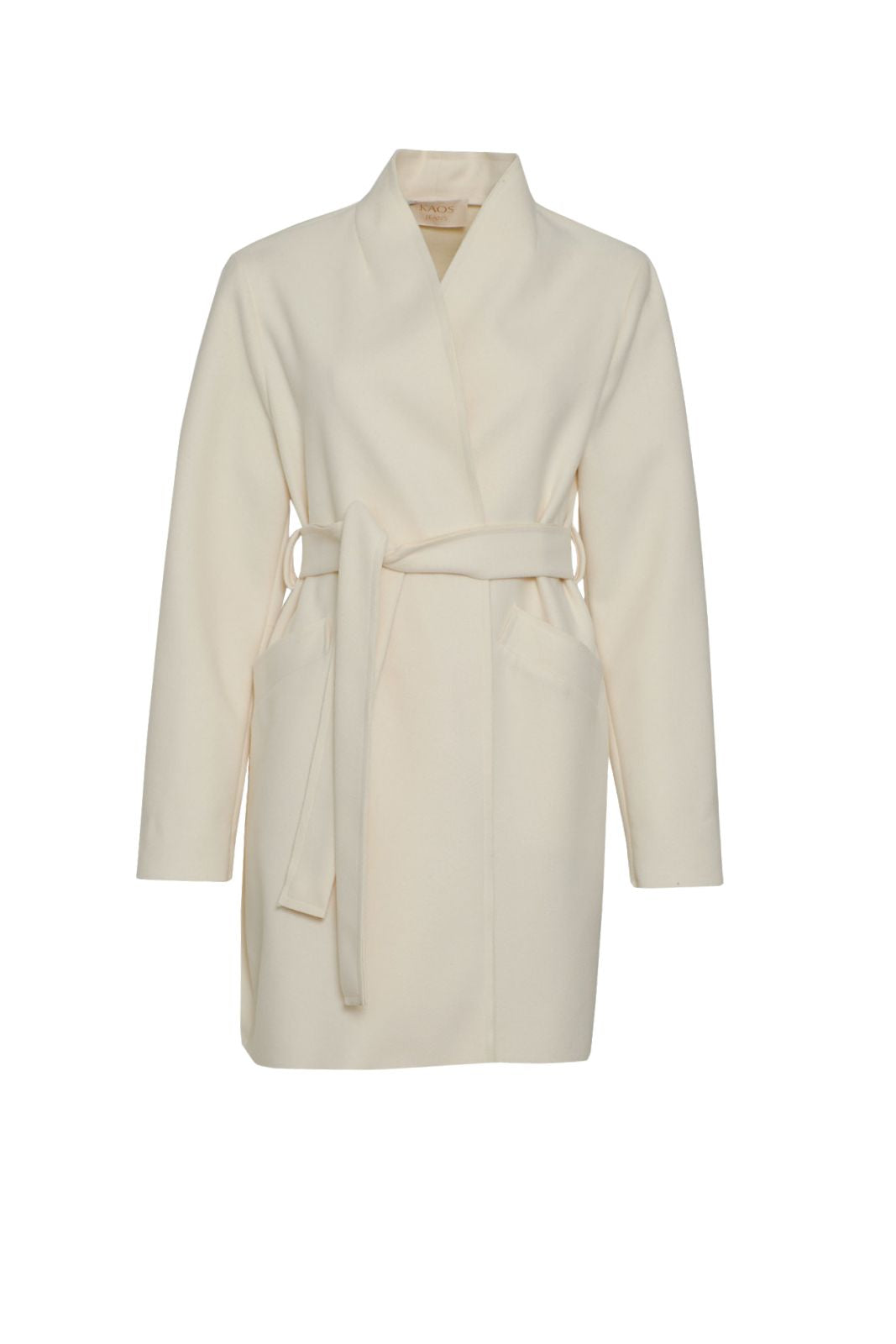 Kaos Cappotto Donna sciallato in panno