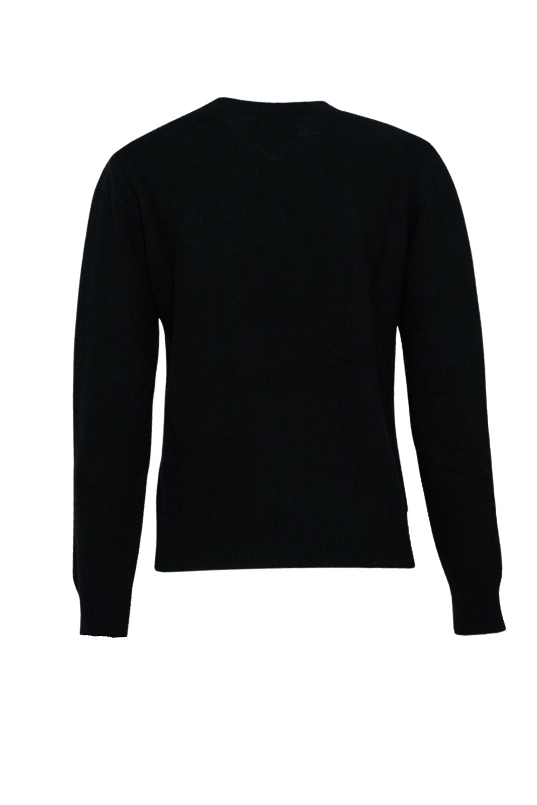 MC2 Saint Barth Maglia Donna Lettering in rilievo Sono Nera