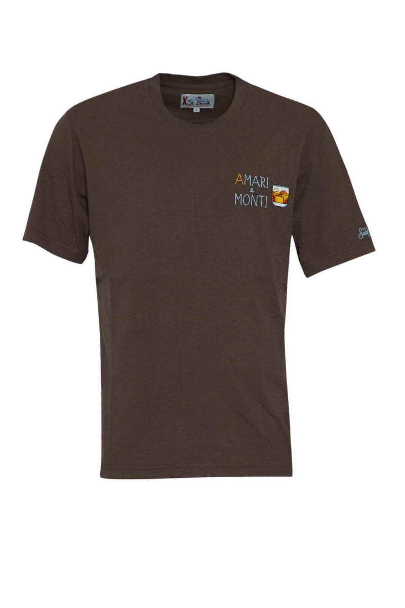 T-shirt uomo in maglia maniche corte 100% cotone doppio ritorto