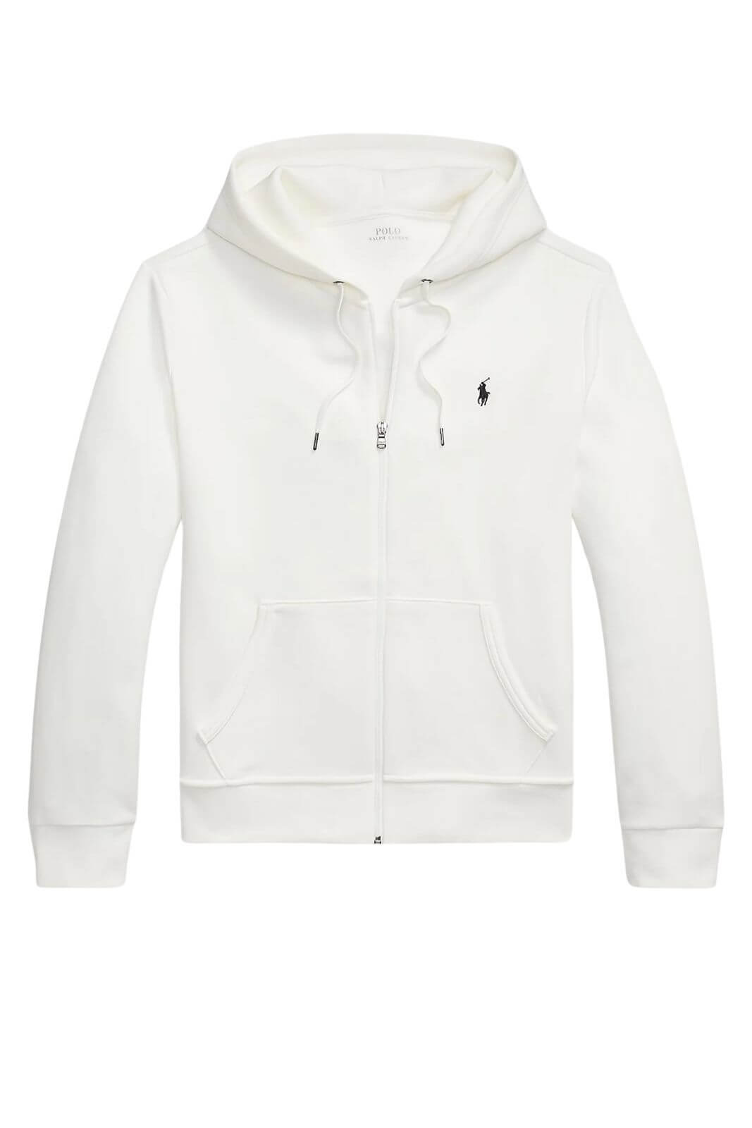 Felpa uomo firmata Polo Ralph Lauren con cappuccio e chiusura con zip.