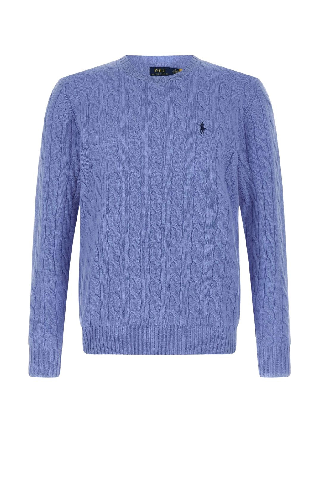 Polo Ralph Lauren Maglia uomo con lavorazione a trecce e logo Pony sul petto