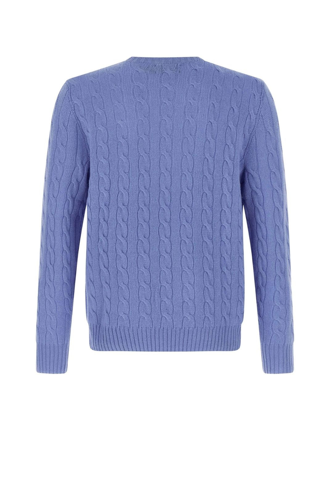 Polo Ralph Lauren Maglia uomo con lavorazione a trecce e logo Pony sul petto